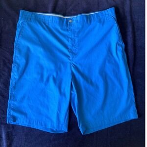 Callaway Golf Shorts Mens 44 Blue Excellent Stretch Performance Flat Front 44B